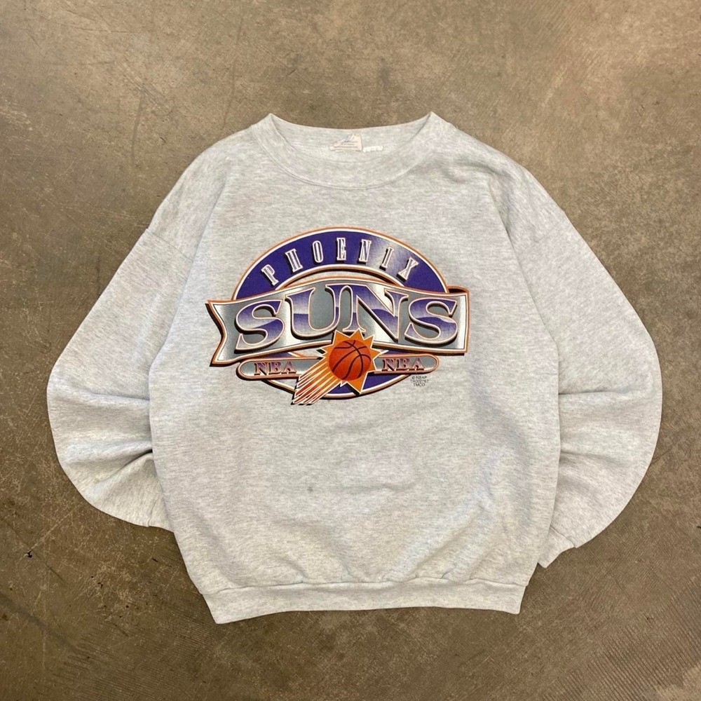Vintage Phoenix Suns NBA 90s Basketball Crewneck Sweatshirt Size Large